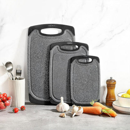 3pcs Wheat Straw Plastic Cutting Board Set Eco-Friendly Chopping Board Kitchen