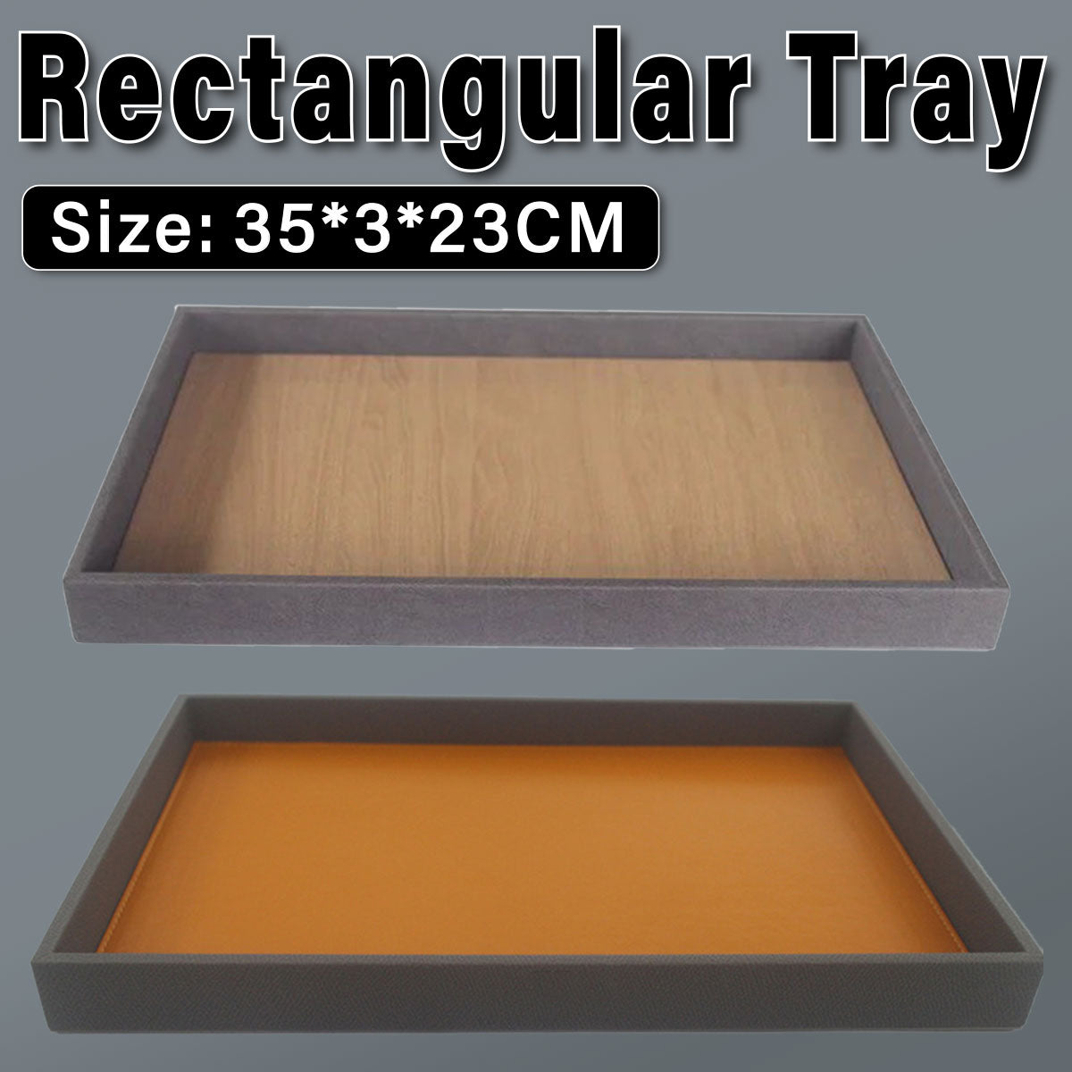 Sundry Storage Tray Rectangular for Hotel Room Organization