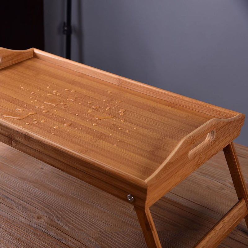 Bamboo Folding Lap Tray for Tea Coffee Breakfast in Bed