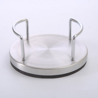 Stainless Steel Round Heat Insulation Mat with Non-Slip Base