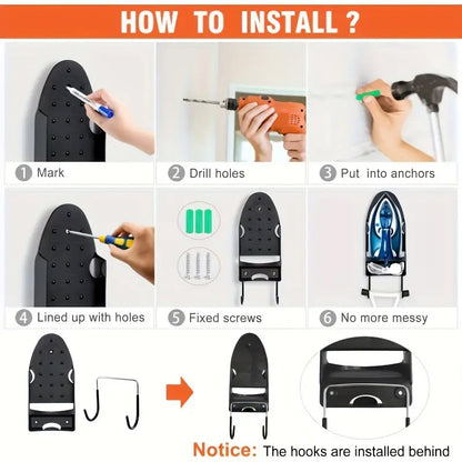 Iron Stand Double Hook Storage Rack Hanging Iron Holder for Home Organisation