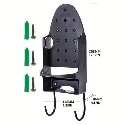 Iron Stand Double Hook Storage Rack Hanging Iron Holder for Home Organisation