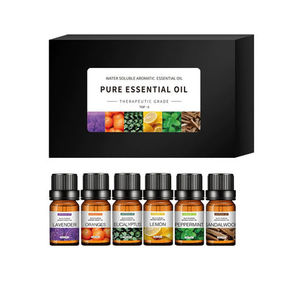 Essential Oil Set 6 Bottles Natural Aromatherapy Oils for Relax and Massage AU