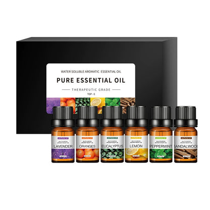 Essential Oil Set 6 Bottles Natural Aromatherapy Oils for Relax and Massage AU