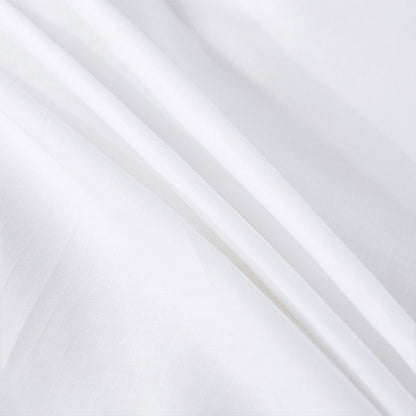 White Cotton Bed Sheet Hotel Quality Satin Weave