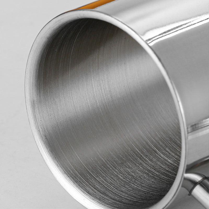 2PCS 380ML Stainless Steel Double Wall Cup Mugs Drinking Coffee Camping Travel