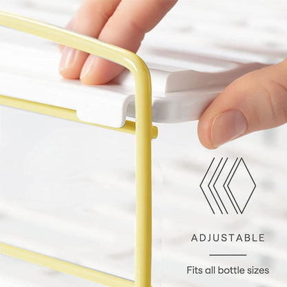 3 Tier Cup and Bottle Storage Rack with Dividers – Product View 5