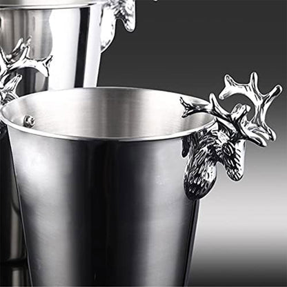 5L Stainless Steel Ice Bucket for Champagne Wine and Bar