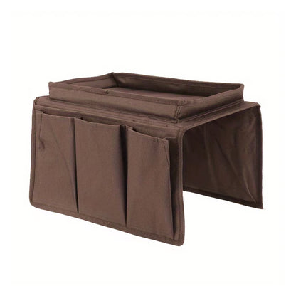 Sofa Hanging Storage Bag with Multi Pocket Remote Organizer