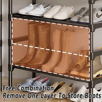 8 Tier Shoe Rack Large Capacity 24 Pair Tall Shoe Organizer Sturdy Storage AU
