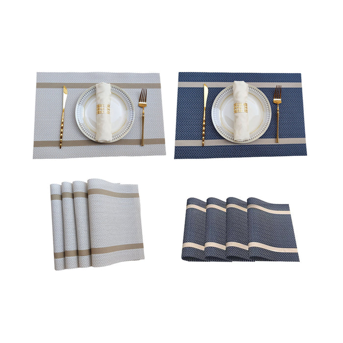 4 Pcs Woven Waterproof Placemats for Dining