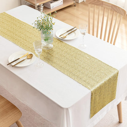 Sequin Table Runner 30x180cm for Wedding Party Decor