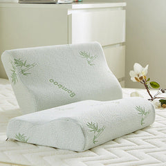 1 or 2 Pcs Contour Pillows with Memory Foam