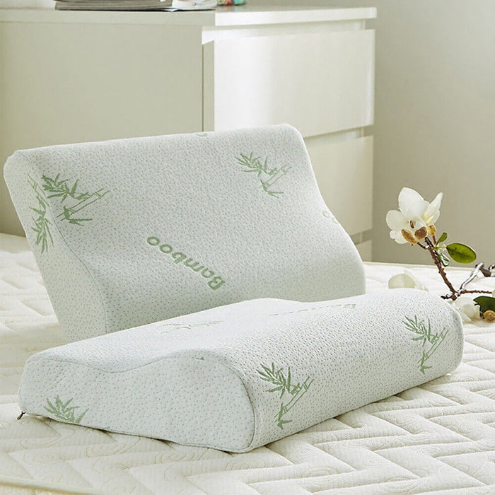 1 or 2 Pcs Contour Pillows with Memory Foam