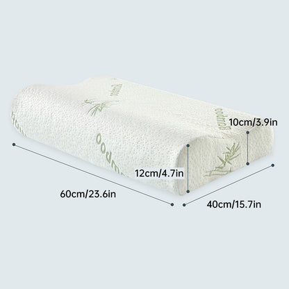 1/2PCS Memory Foam Neck Pillow Wavy Contour Slow Rebound Health Care Pillow AU