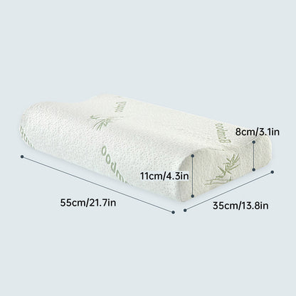 1/2PCS Memory Foam Neck Pillow Wavy Contour Slow Rebound Health Care Pillow AU