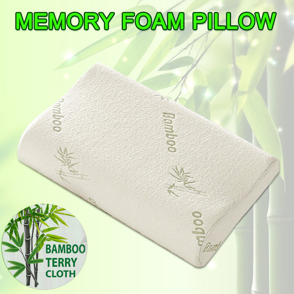 1/2PCS Memory Foam Neck Pillow Wavy Contour Slow Rebound Health Care Pillow AU