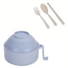 Ramen Bowl Set with Microwave Noodle Cooker — Blue
