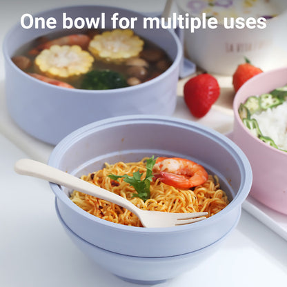 Ramen Bowl Set Microwave Cooker Instant Noodles With Chopsticks 6 PCS