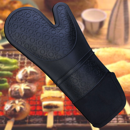 2pcs Insulated Oven Mitts Heat Resistant Gloves for Kitchen Household Use AU