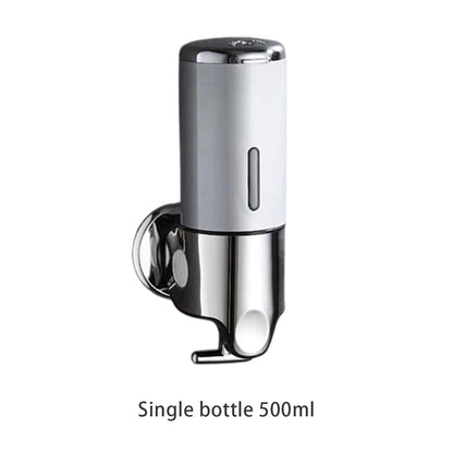 Lever Soap Dispenser Manual Push Shower Gel Hotel Bathroom Use