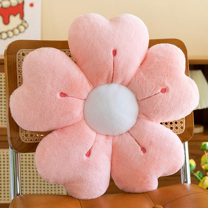 Flower Cushion Pillow Soft Butt Pad Comfortable Seat Cushion for Home and Office
