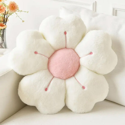 Flower Cushion Pillow Soft Butt Pad Comfortable Seat Cushion for Home and Office