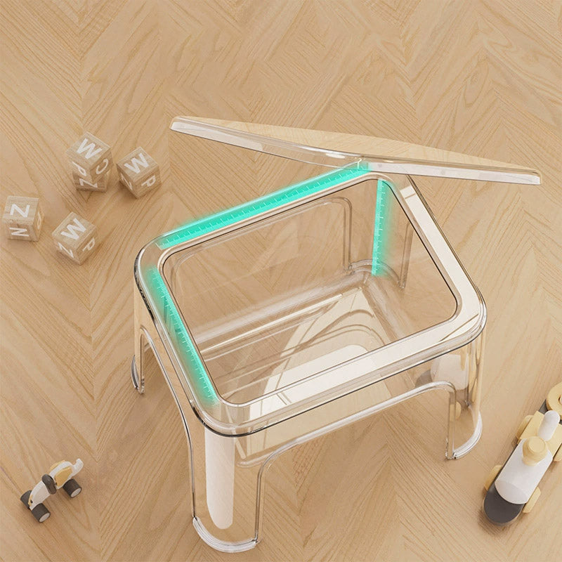 Storable Small Bench Household Storage Stool Plastic Folding Seat for Home AU