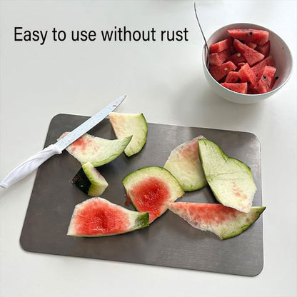Stainless Steel Cutting Board Kitchen Thickened Double-sided Chopping Boards AU