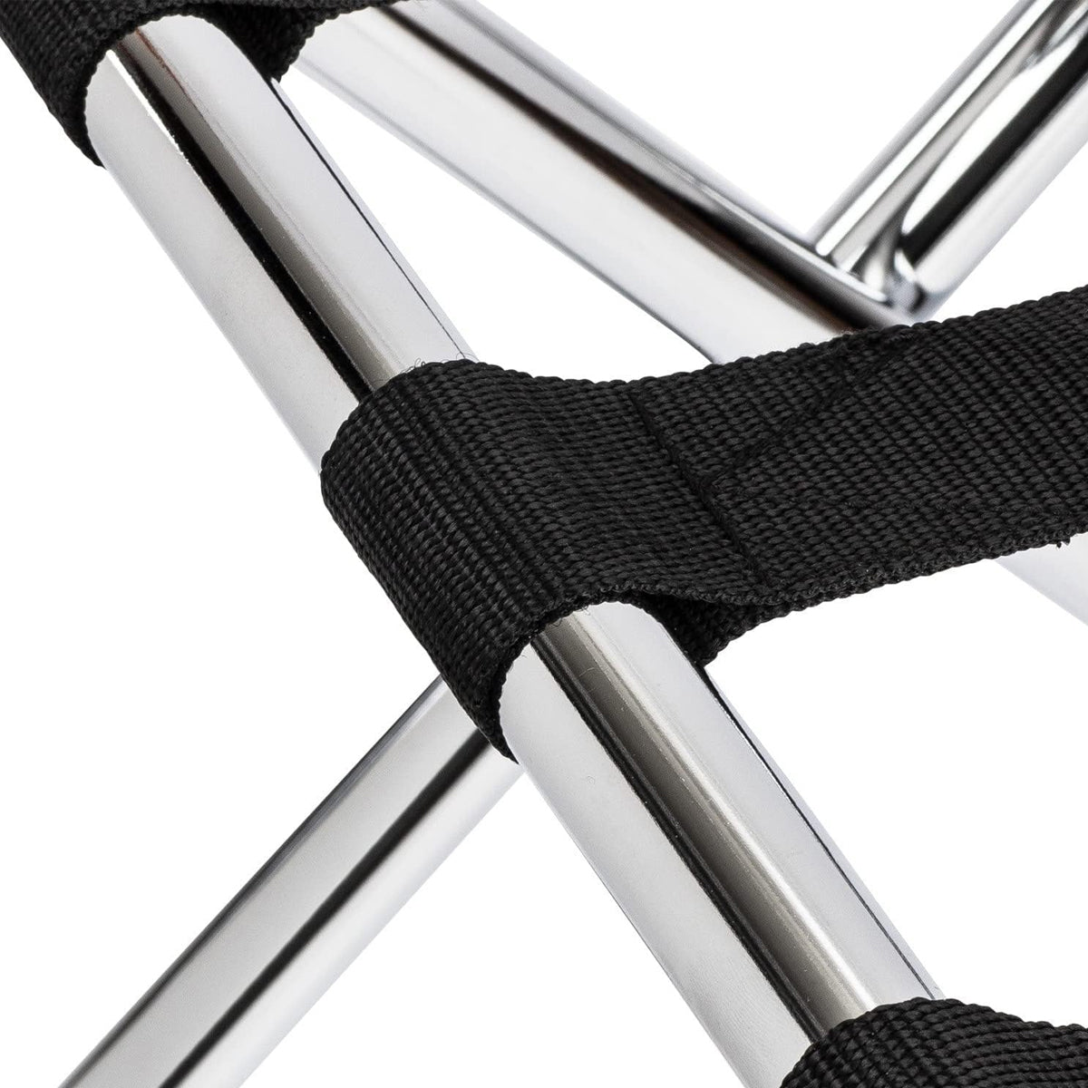 Stainless Steel Foldable Luggage Rack Hotel Room Portable Shelf Suitcase Holder