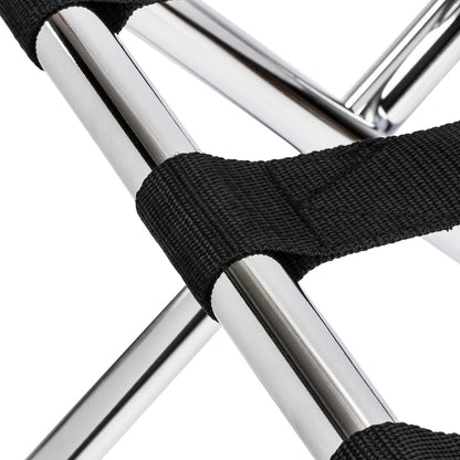 Stainless Steel Foldable Luggage Rack Hotel Room Portable Shelf Suitcase Holder