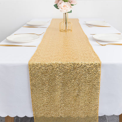 Sequin Table Runner 30x180cm for Wedding Party Decor