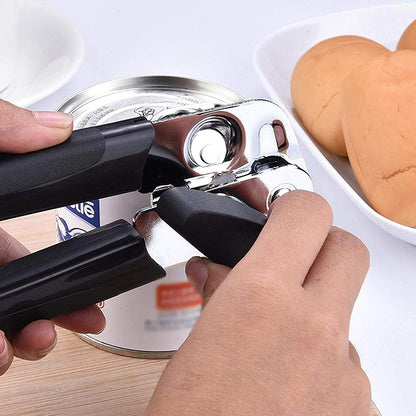 3-in-1 Can and Bottle Opener Stainless Steel Heavy Duty