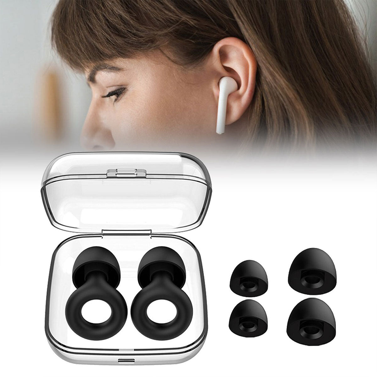 Anti-Noise Sleep Soundproof Earplugs Comfortable Foam Ear Plugs for Sleeping
