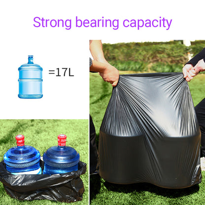 100 Pcs Heavy Duty Black Garbage Bags for Hotel Property