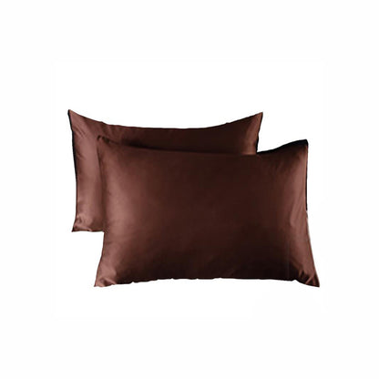 2X Satin Pillow Case Bedroom Pillowcase Cushion Covers Home Decor Luxury Slip AU