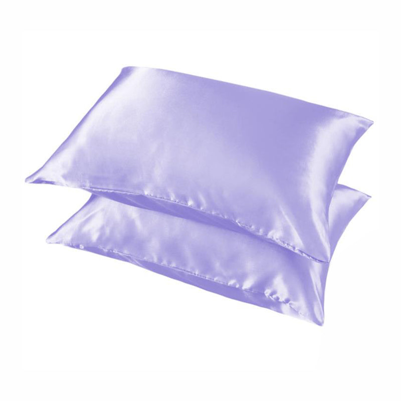 2X Satin Pillow Case Bedroom Pillowcase Cushion Covers Home Decor Luxury Slip AU