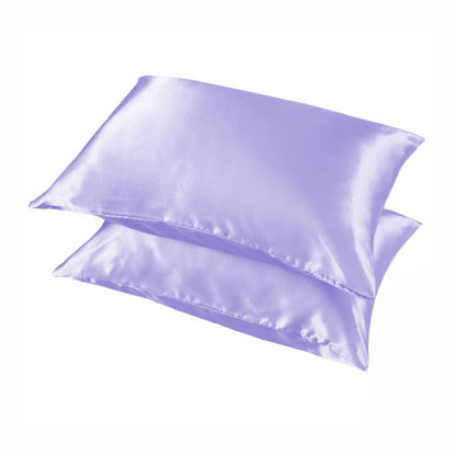 2X Satin Pillow Case Bedroom Pillowcase Cushion Covers Home Decor Luxury Slip AU