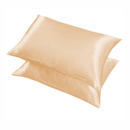 2X Satin Pillow Case Bedroom Pillowcase Cushion Covers Home Decor Luxury Slip AU
