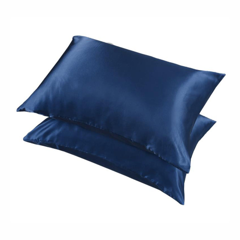 2X Satin Pillow Case Bedroom Pillowcase Cushion Covers Home Decor Luxury Slip AU