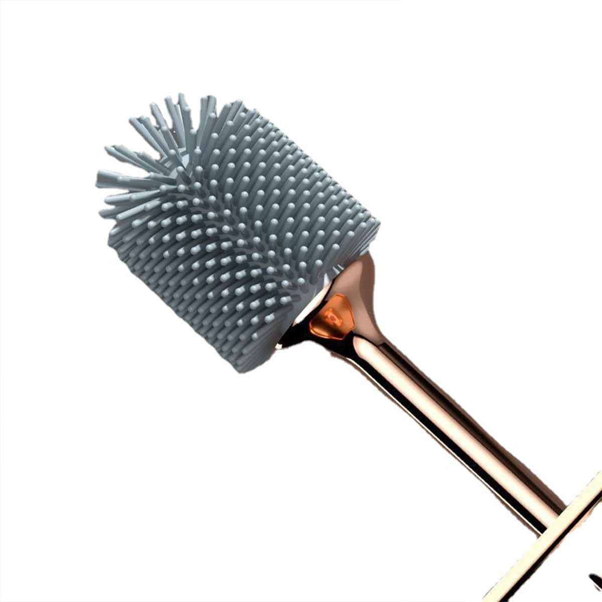 Silicone TPR Toilet Brush Cleaning Bathroom Holder Toilet Cleaner Wall-mounted