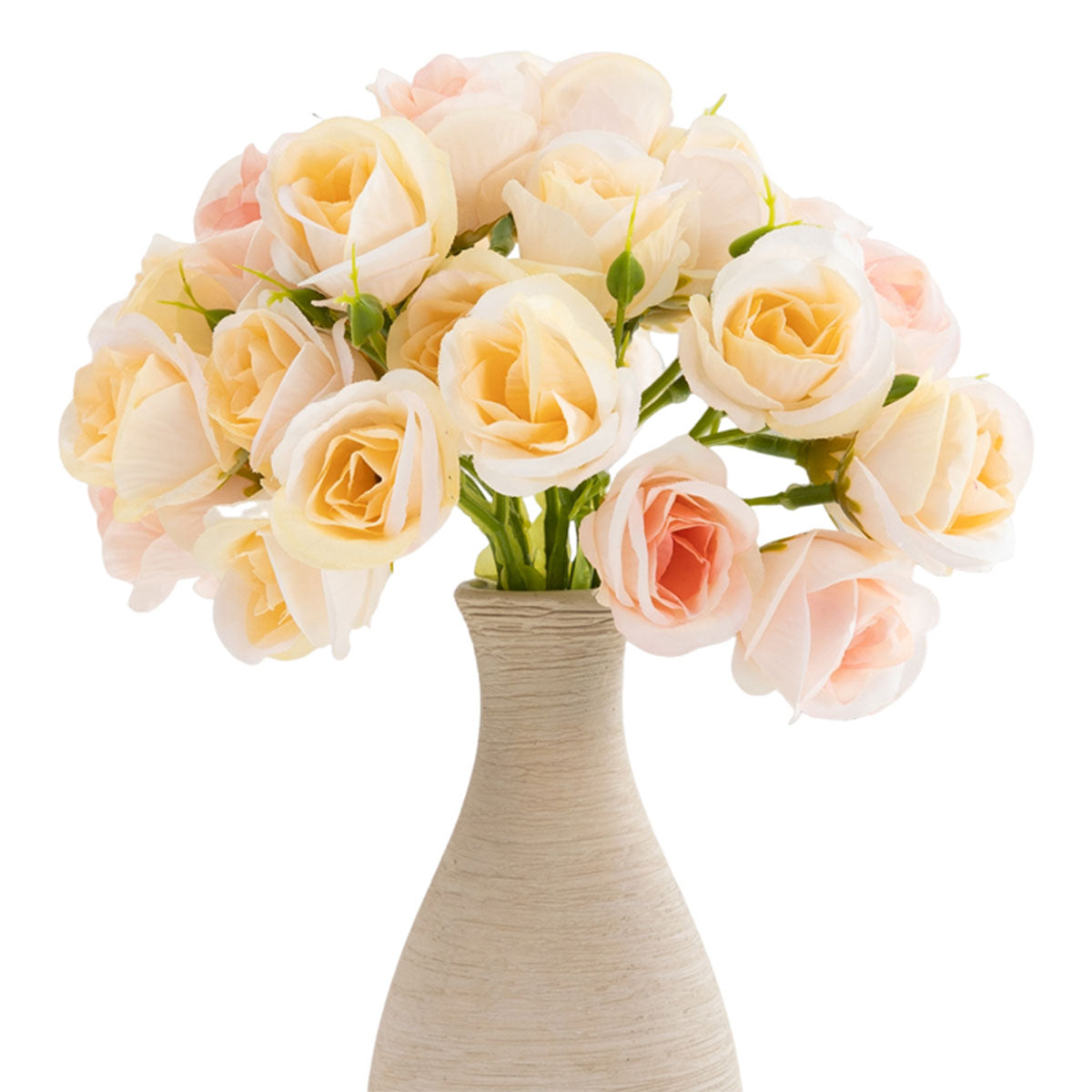 2pcs Artificial Rose Bouquet Valentine's Day Gift Fake Flowers Wedding Decor
