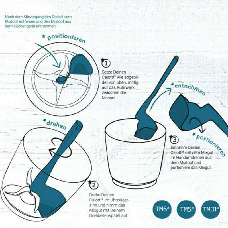Rotary Bowl Scraper for Thermomix TM6 TM5 TM31 – Product View 4