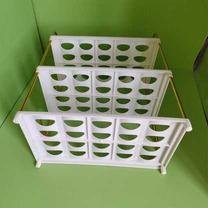 3 Tier Cup and Bottle Storage Rack with Dividers – Product View 11