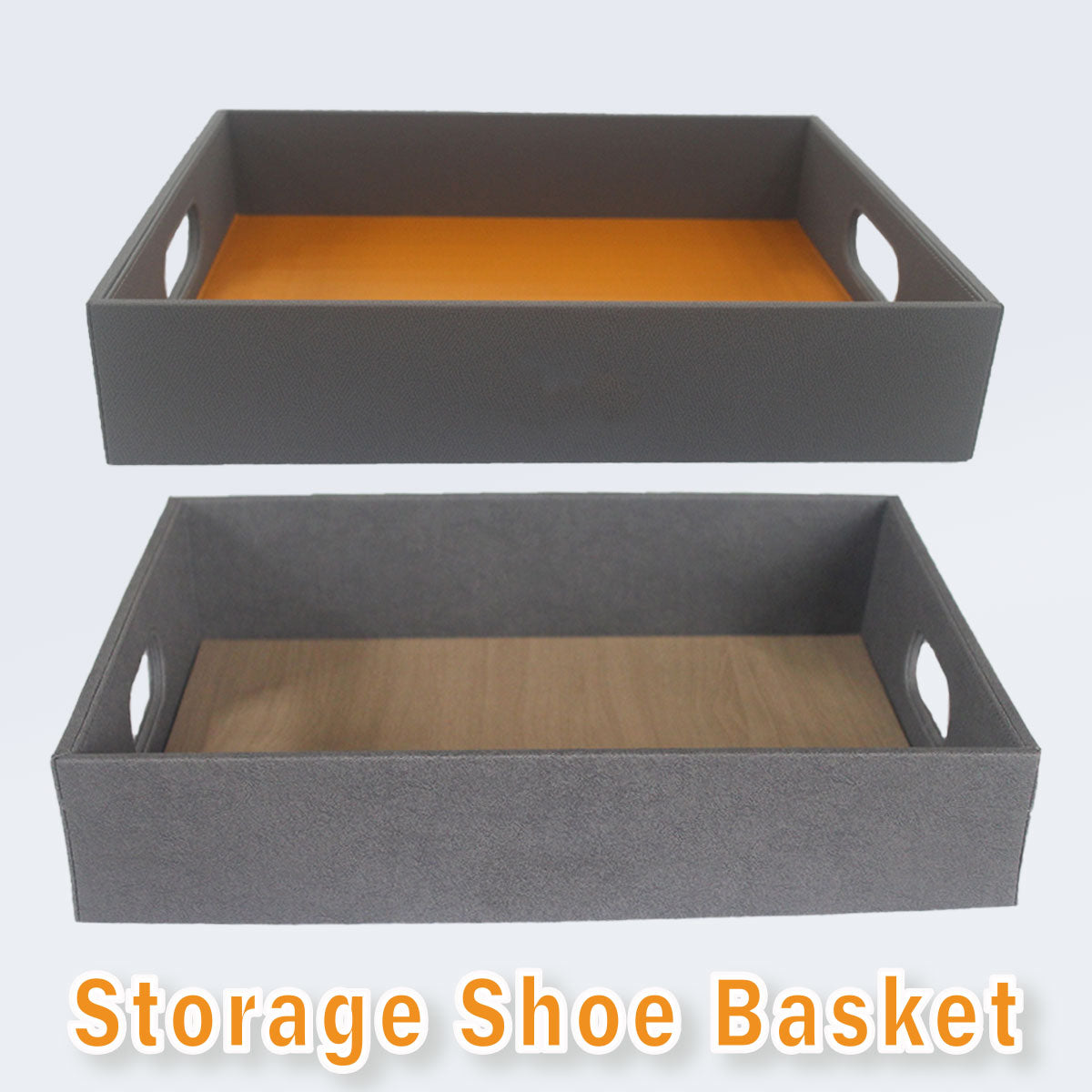 Hotel Shoe Basket Storage Tray for Leather Goods Organiser in Guest Rooms AU