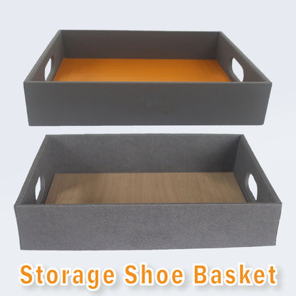Hotel Shoe Basket Storage Tray for Leather Goods Organiser in Guest Rooms AU