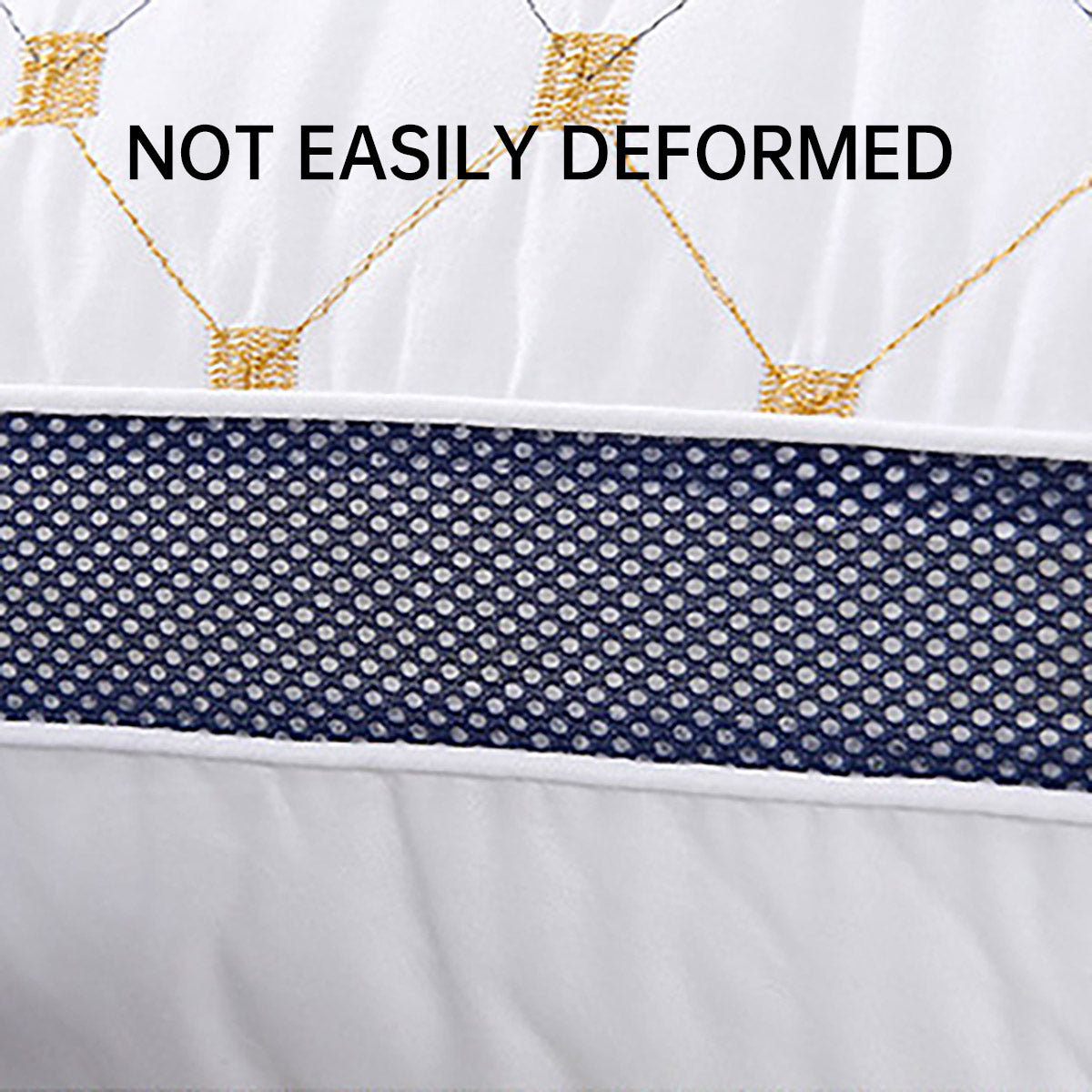 High Rebound Polyester Fibre Pillow 74x48cm Washable Bed Cushion
