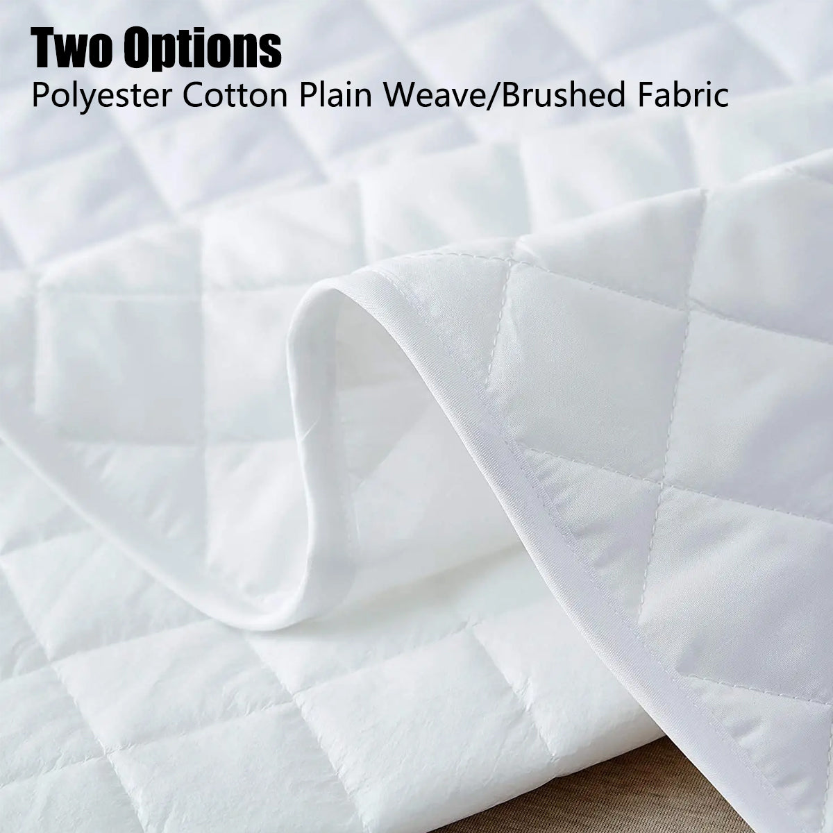 Hotel Mattress Comfort Pads Fabric Bedding Topper Mattress Protectors Cover AU