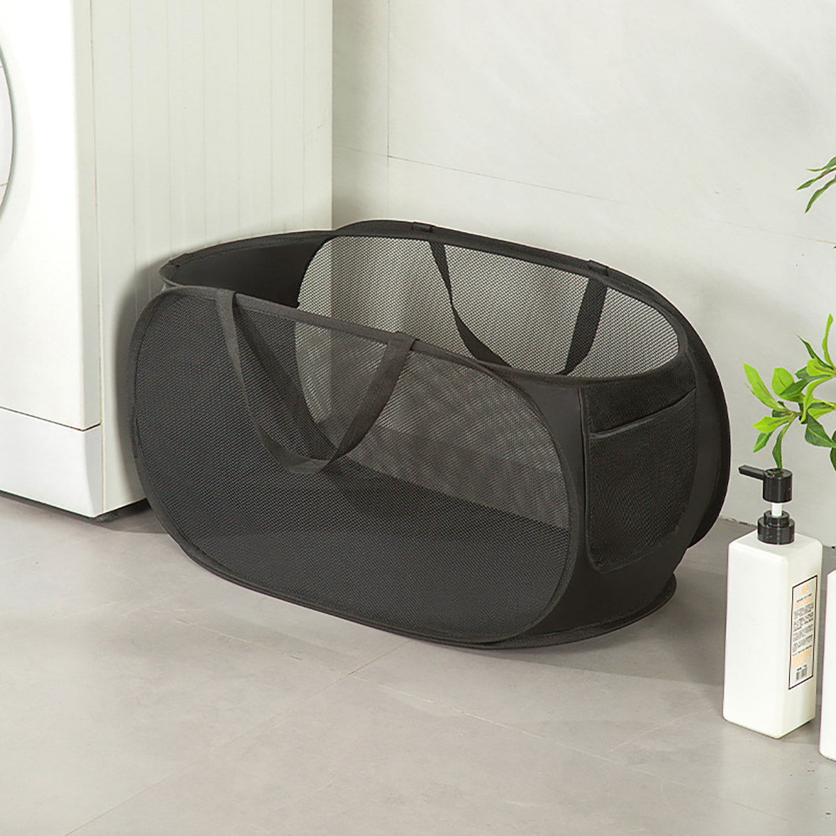 Large Folding Laundry Basket Collapsible Storage Organizer Dirty Clothes Hamper