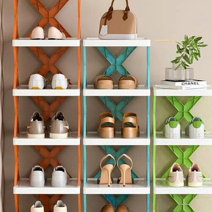 6/7 Tier Shoe Rack Space Saving Small Shoe Cabinet Storage Shelf Organizer AU